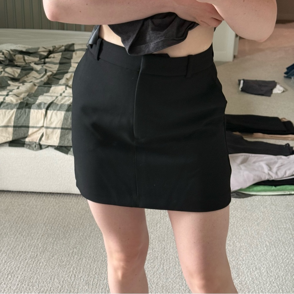 Babaton US8 Black Mini Skirt